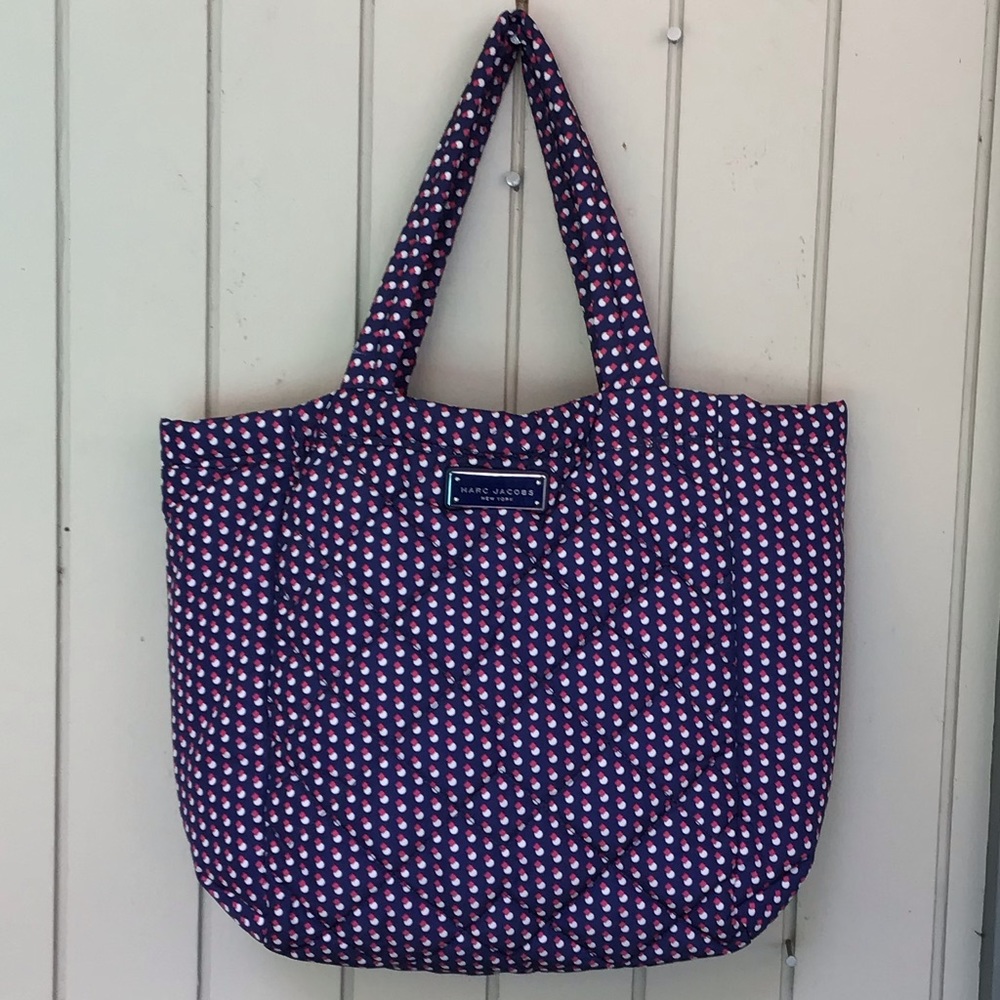 *NWOT!* MARC JACOBS Quilted Geo Spot Nylon Tote